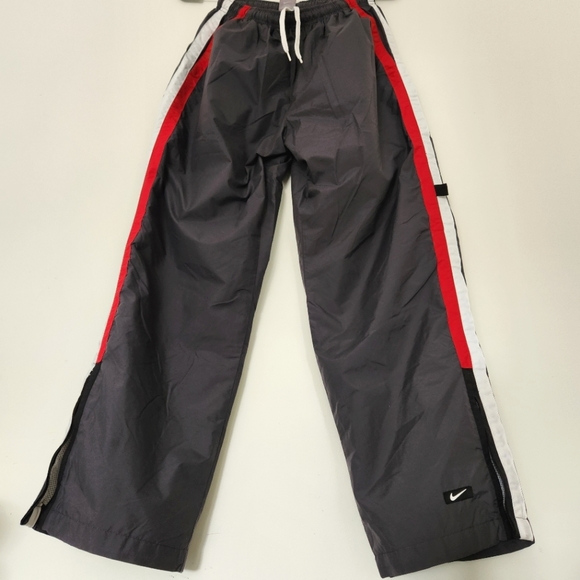 Nike Y2K Vintage grey/red size 18/20 tracksuit jogger travis scott sweatpants - Picture 1 of 13